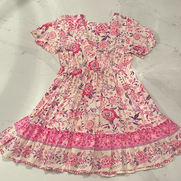 🎉HOST PICK🎉 SHEIN pink floral print mini dress - Picture 11 of 13